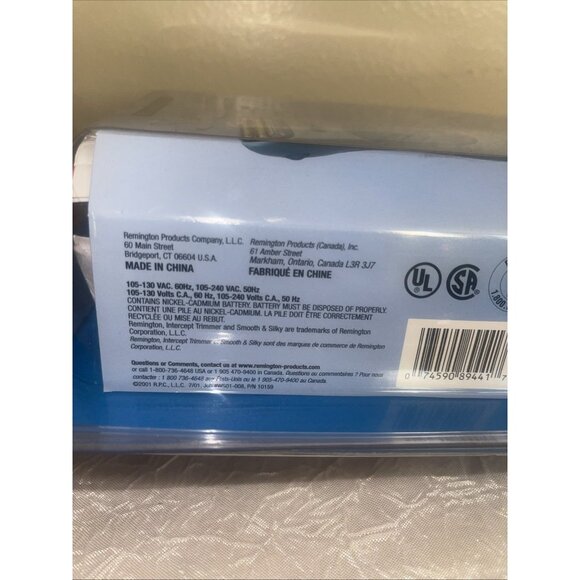 Remington Smooth & Silky Rechargeable Body Shaver WDF 5000 Sealed - Y2K 2001 - Picture 6 of 10
